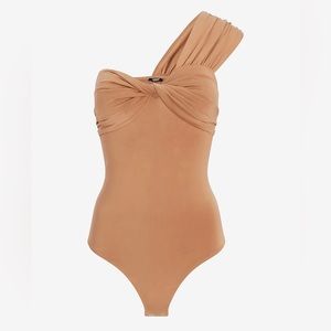 Body Contour Compression Silky One Shoulder Twist